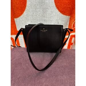 Kate Spade NY Hayden Crossbody Bag Black Pebbled Leather